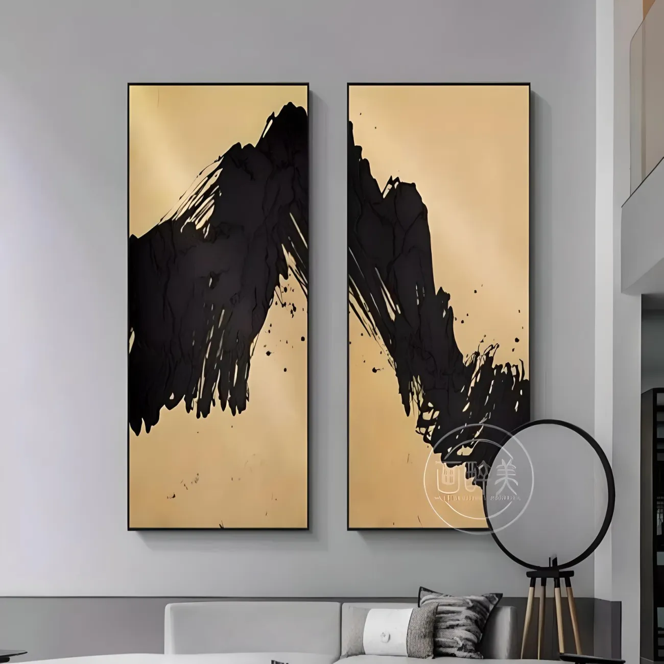 Высококлассная металлическая медная картина "Пьяная красавица" 37868-30