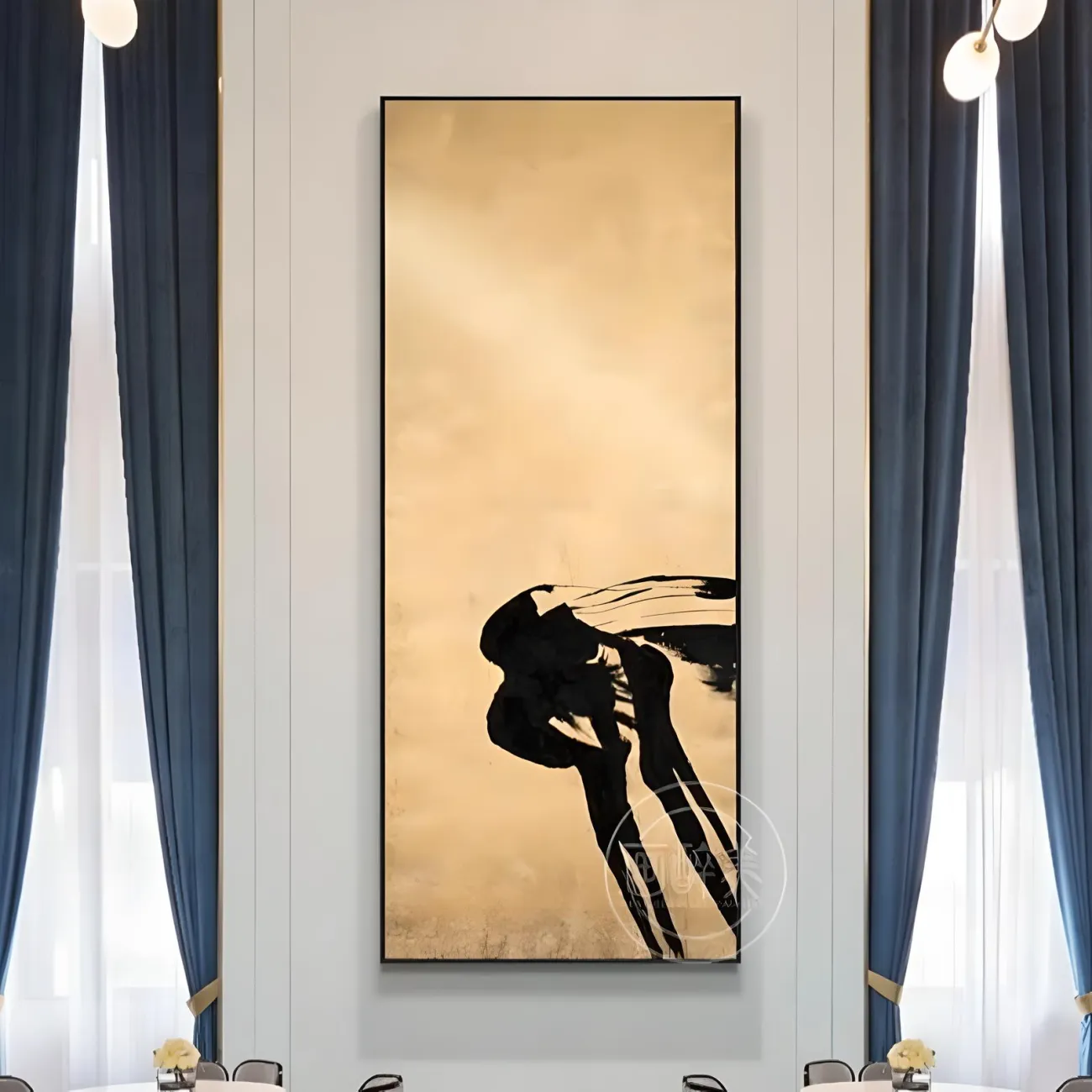 Высококлассная металлическая медная картина "Пьяная красавица" 37868-30