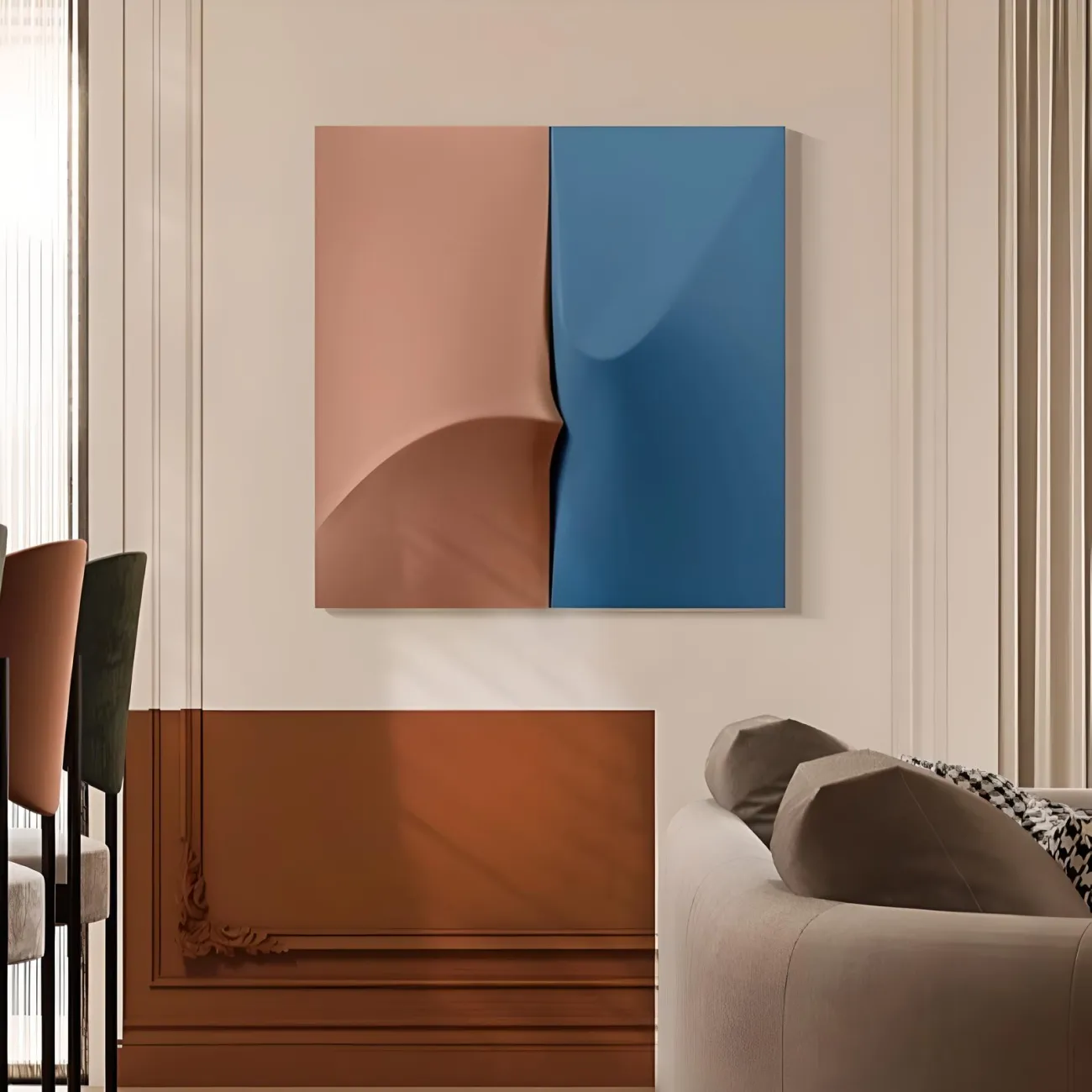 Трехмерная декоративная картина "Пьяная красавица" 37867-30