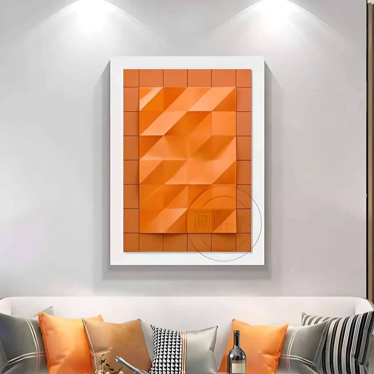 Легкая роскошная трехмерная картина "Пьяная красавица" 37870-30