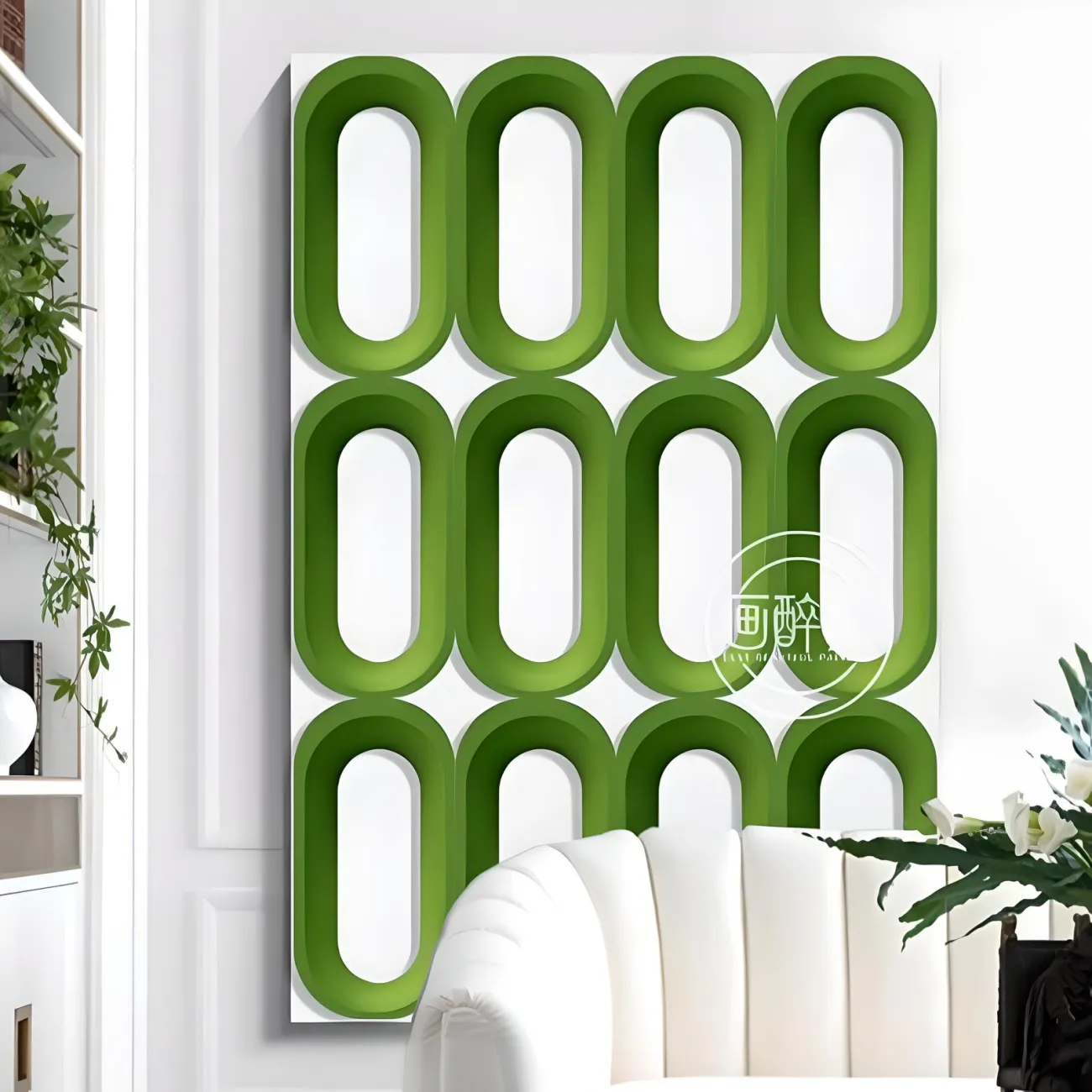 Современная геометрическая рельефная картина "Пьяная красавица" 37871-30 Современная геометрическая рельефная картина "Пьяная красавица" 37871-30