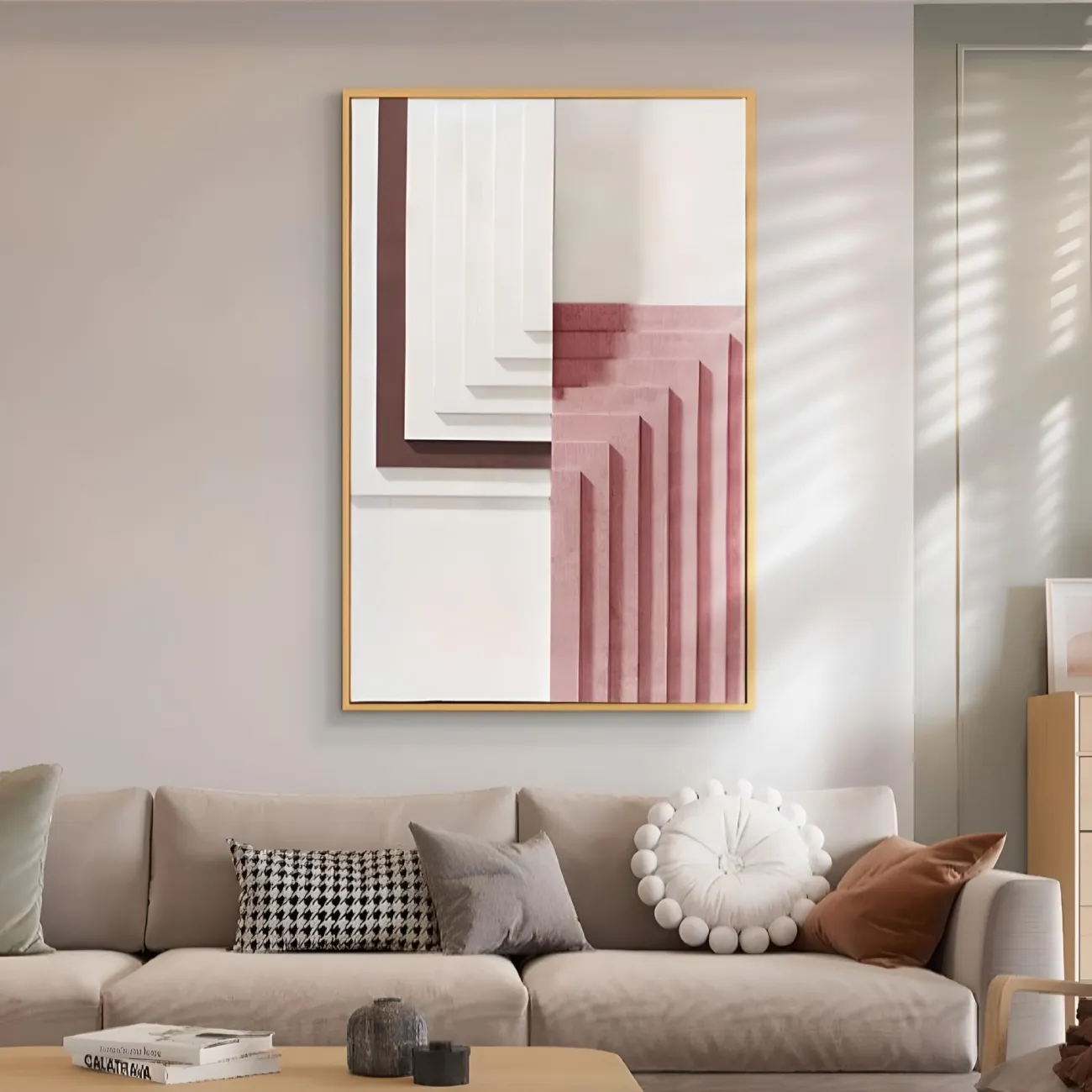 Художественная минималистичная декоративная картина "Пьяная красавица" 37874-30