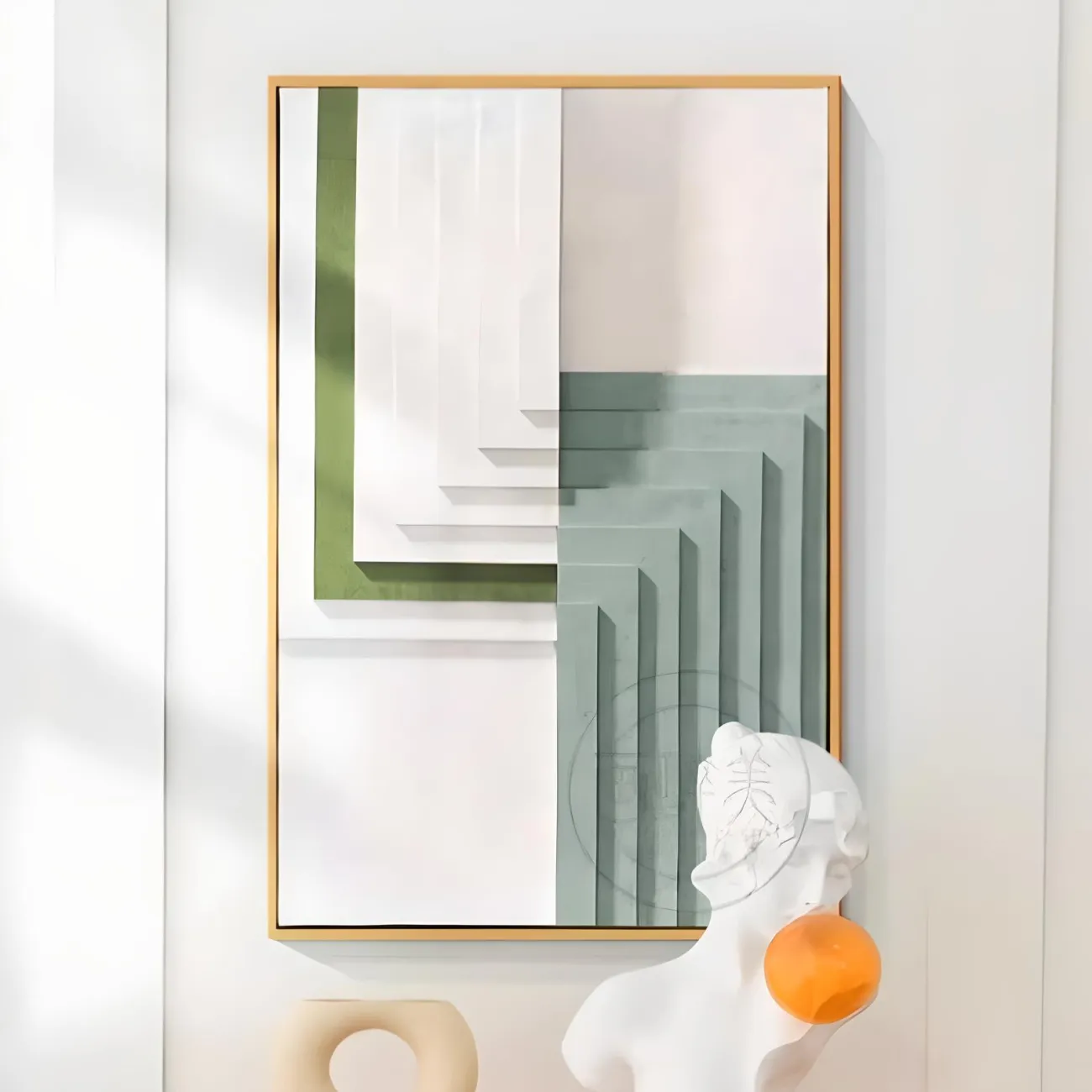 Художественная минималистичная декоративная картина "Пьяная красавица" 37874-30