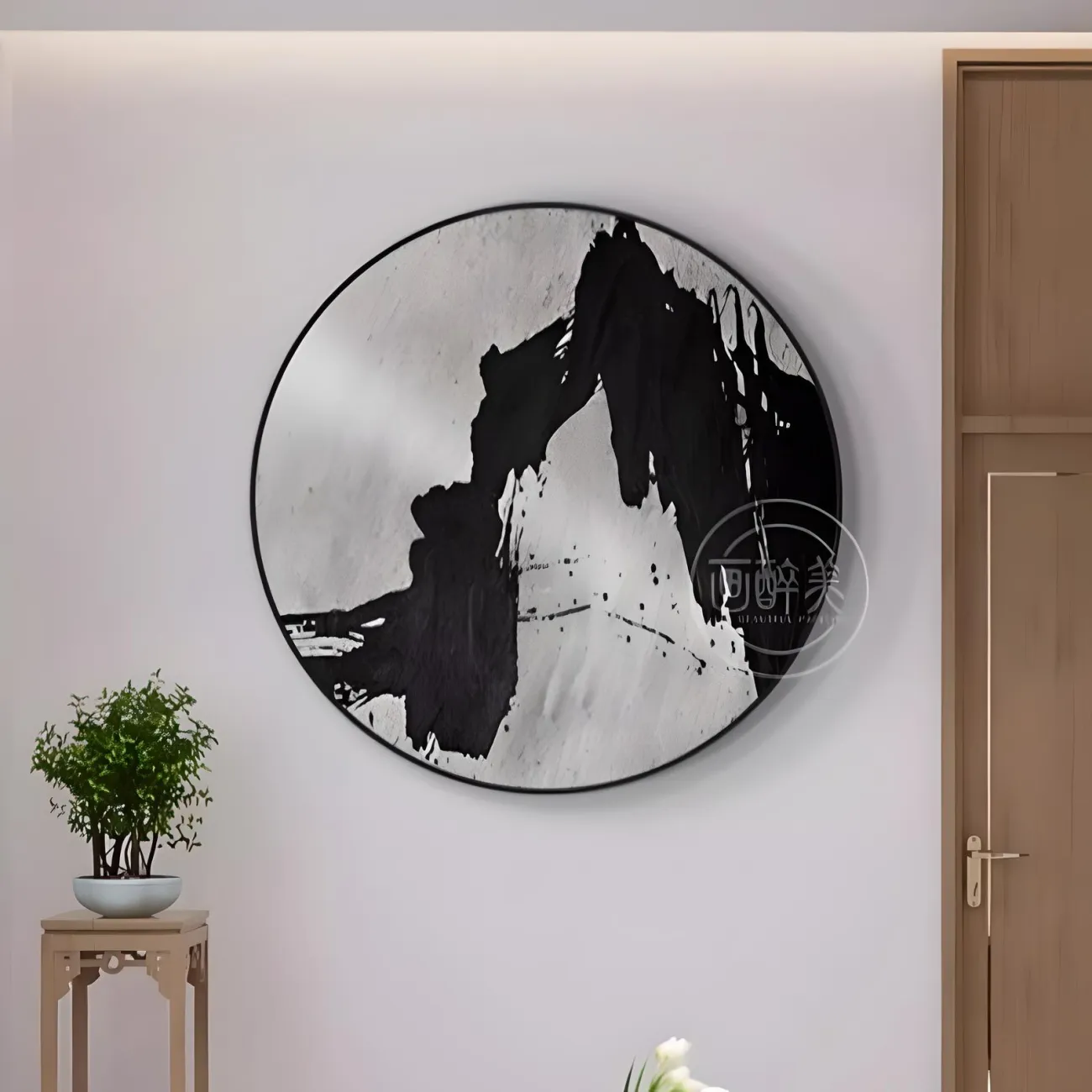 Металлическая декоративная гравюра "Пьяная красавица" 37875-30