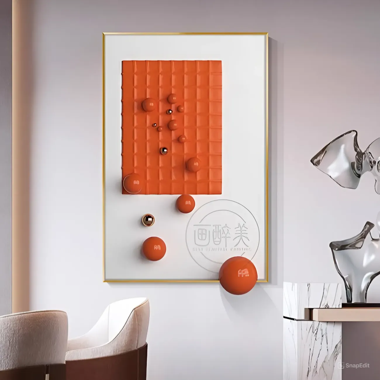 Высококлассная трехмерная рельефная картина "Пьяная красавица" 37877-30