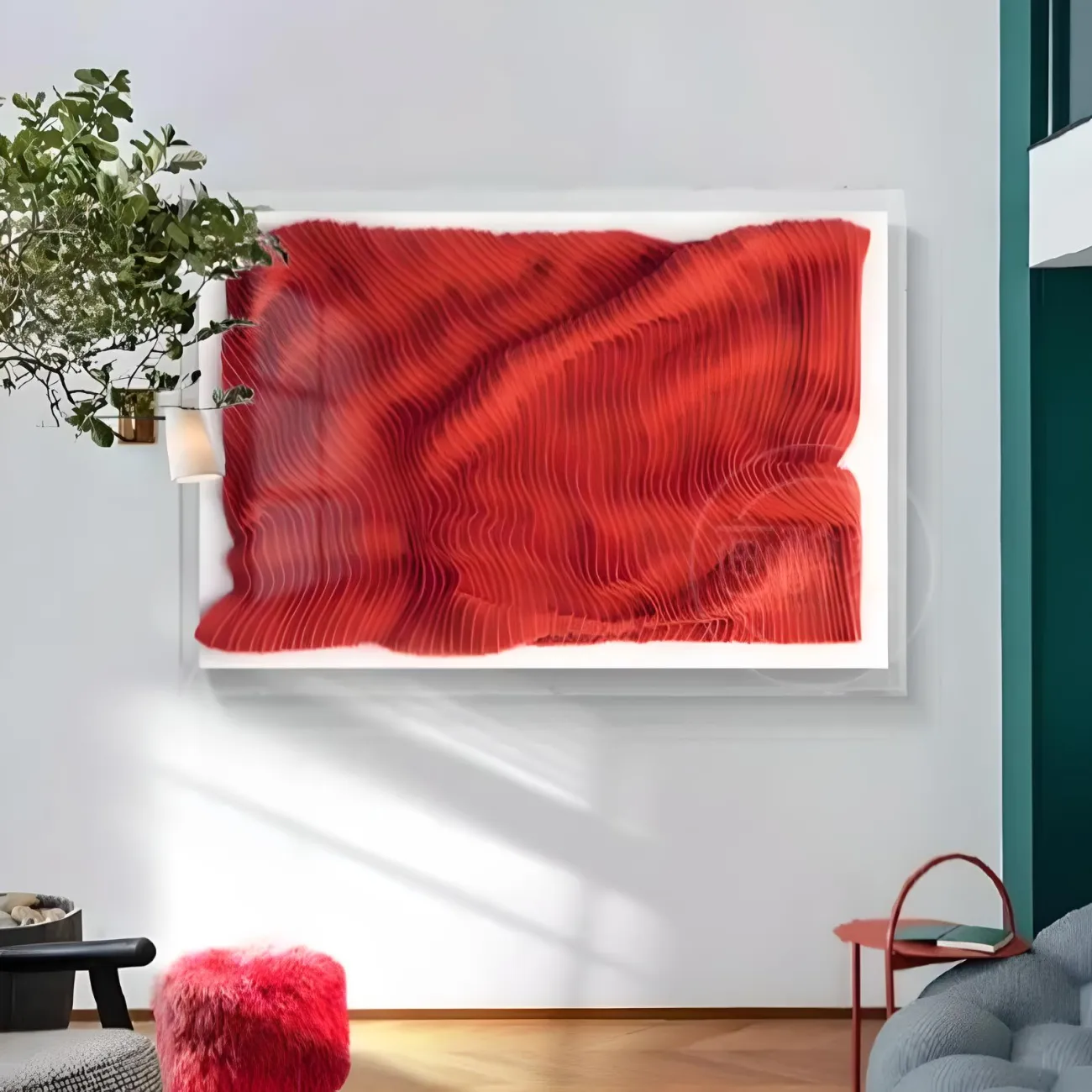 Современная минималистская декоративная картина "Пьяная красавица" 37881-30