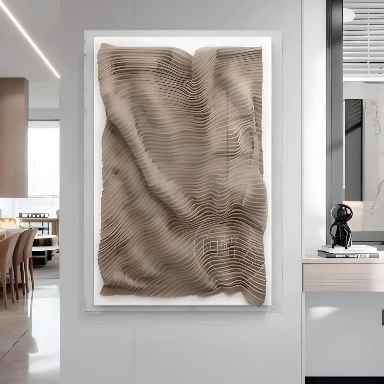 Современная минималистская декоративная картина "Пьяная красавица" 37881-30