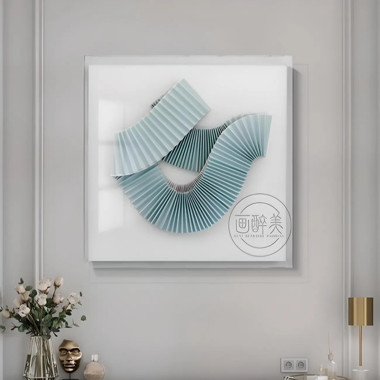 Элитная абстрактная 3d картина "Пьяная красавица" 37883-30