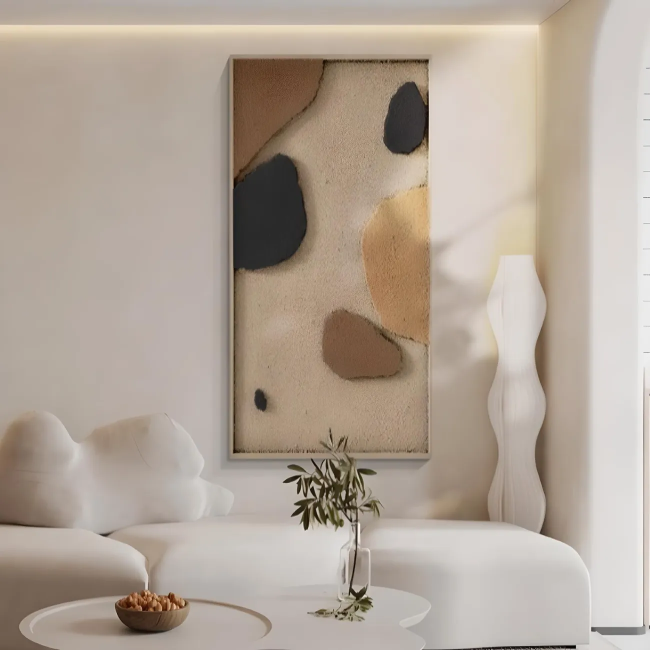 Абстрактная геометрическая трехмерная картина "Пьяная красавица" 37884-30