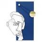 Креативная подвесная абстрактная картина "Klein Blue Face" 37886-30