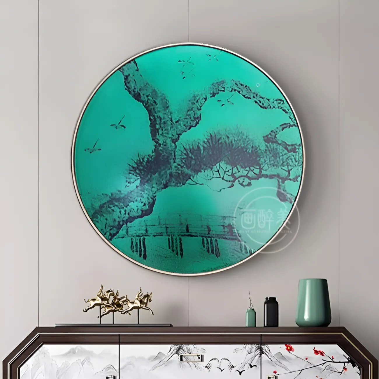 Декоративная фоновая картина "Пьяная красавица" 37887-30 Декоративная фоновая картина "Пьяная красавица" 37887-30