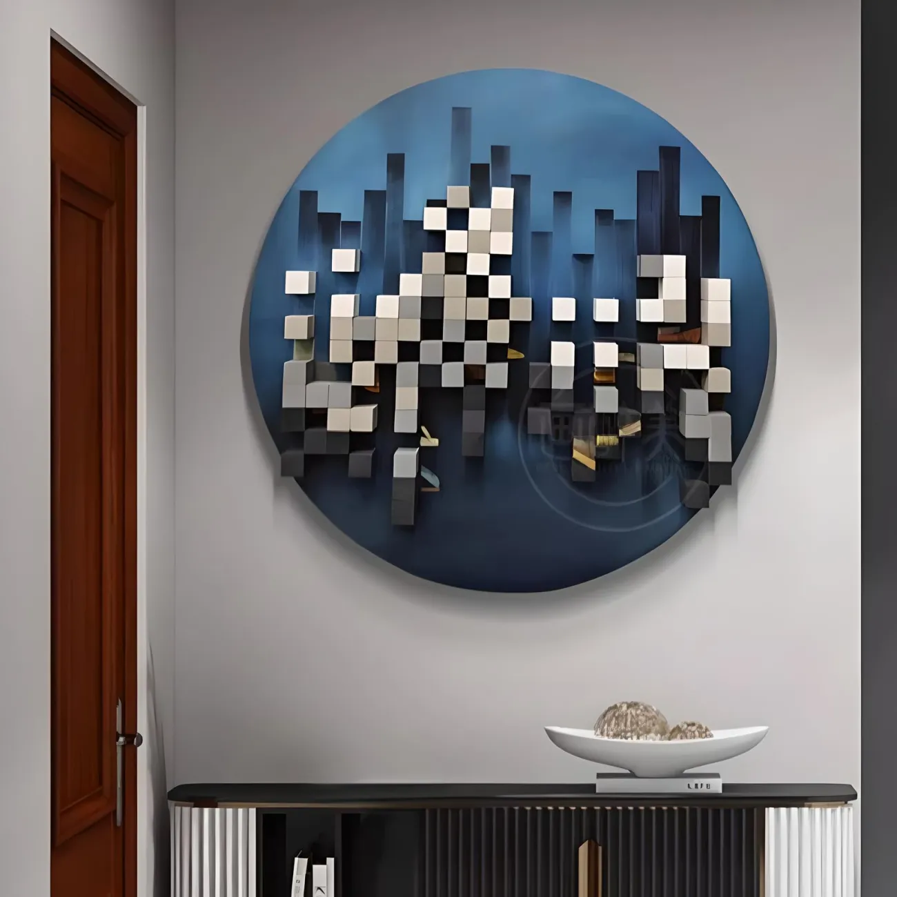 Декоративная современная трехмерная картина "Пьяная красавица" 37888-30