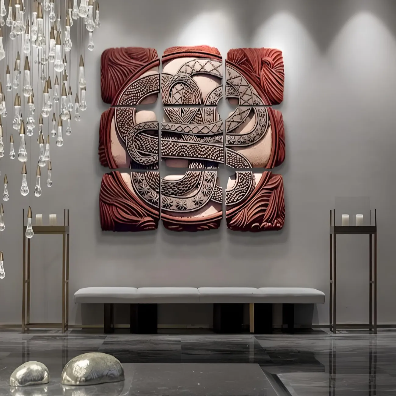 Декоративная художественная трехмерная картина "Пьяная красавица" 37889-30