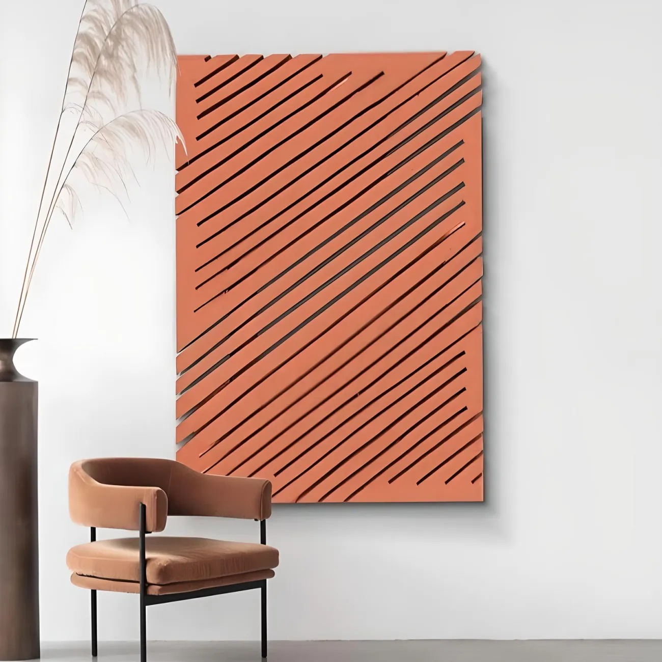 Минималистская декоративная трехмерная картина "Пьяная красавица" 37900-30