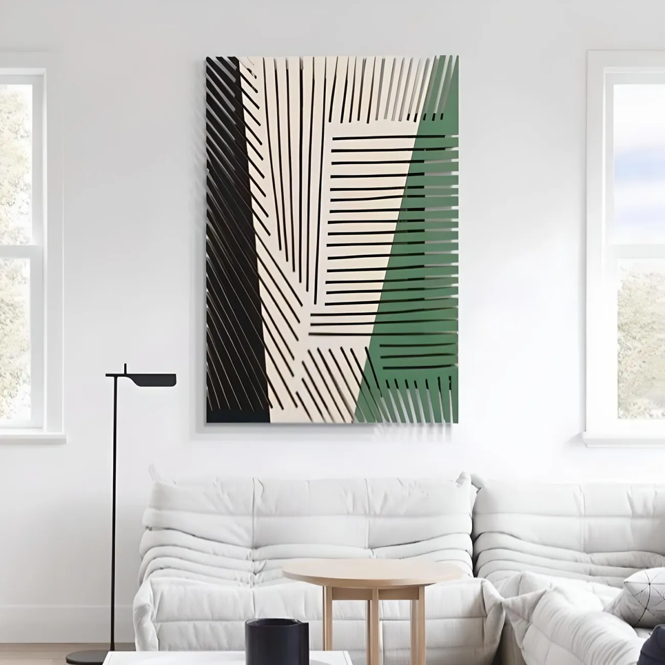 Минималистская декоративная трехмерная картина "Пьяная красавица" 37900-30