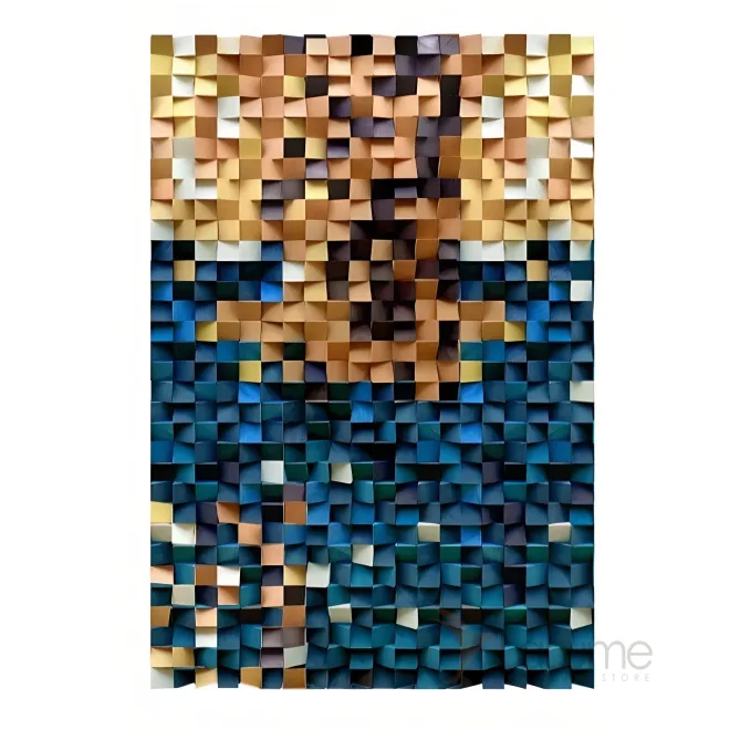 Декоративная градиентная трехмерная картина "Пьяная красавица" 37901-30