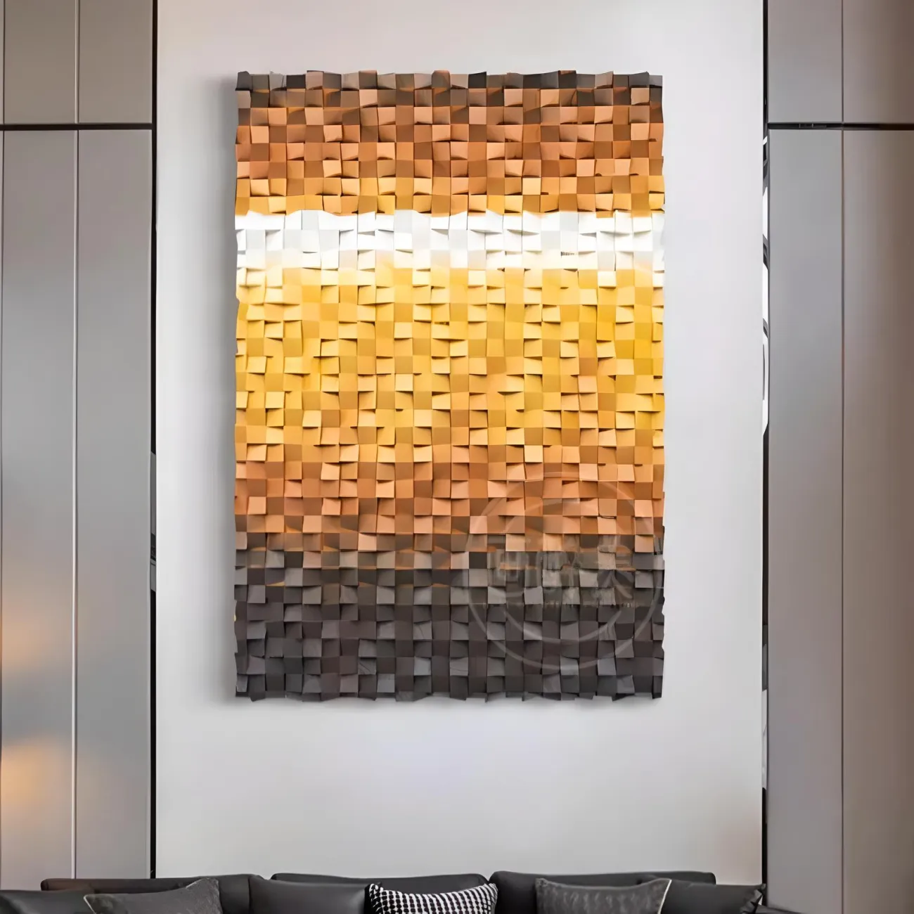 Декоративная градиентная трехмерная картина "Пьяная красавица" 37901-30