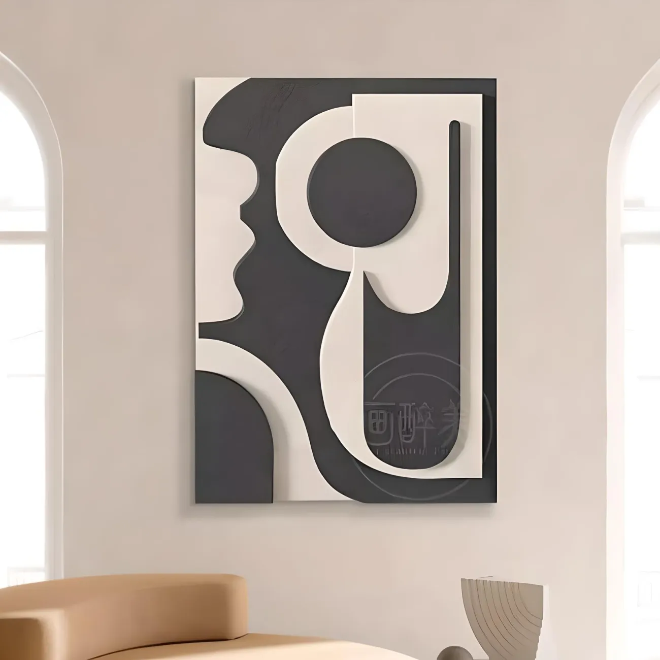 Трехмерная декоративная минималистская картина "Пьяная красавица" 37902-30 Трехмерная декоративная минималистская картина "Пьяная красавица" 37902-30