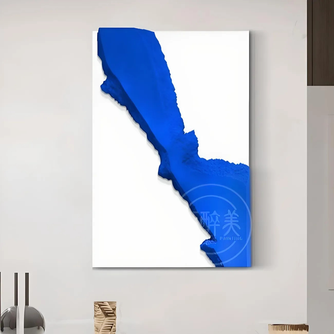 Трехмерная рельефная минималистичная картина "Пьяная красавица" 37914-30