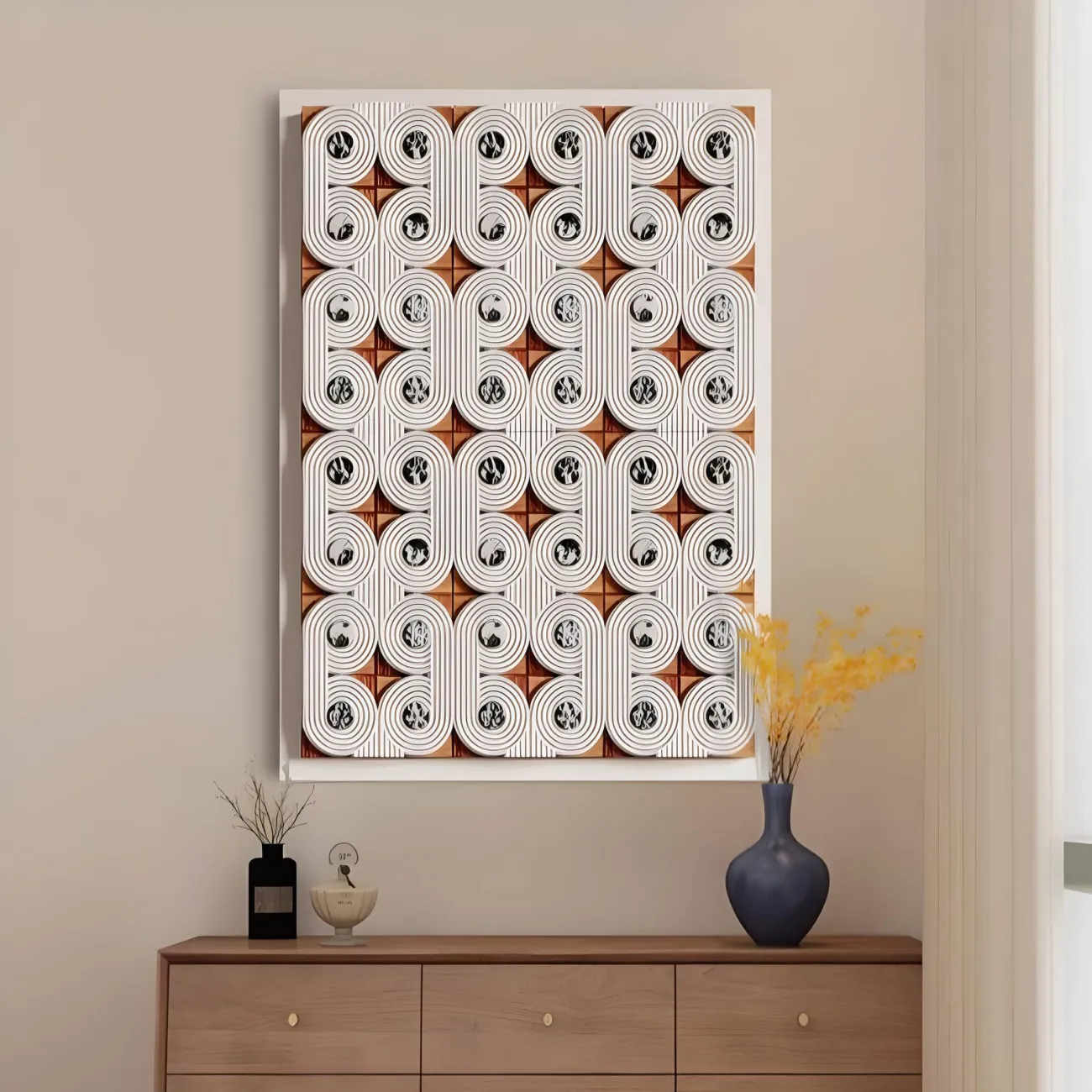 Скандинавская трехмерная рельефная картина "Пьяная красавица" 37918-30 Скандинавская трехмерная рельефная картина "Пьяная красавица" 37918-30