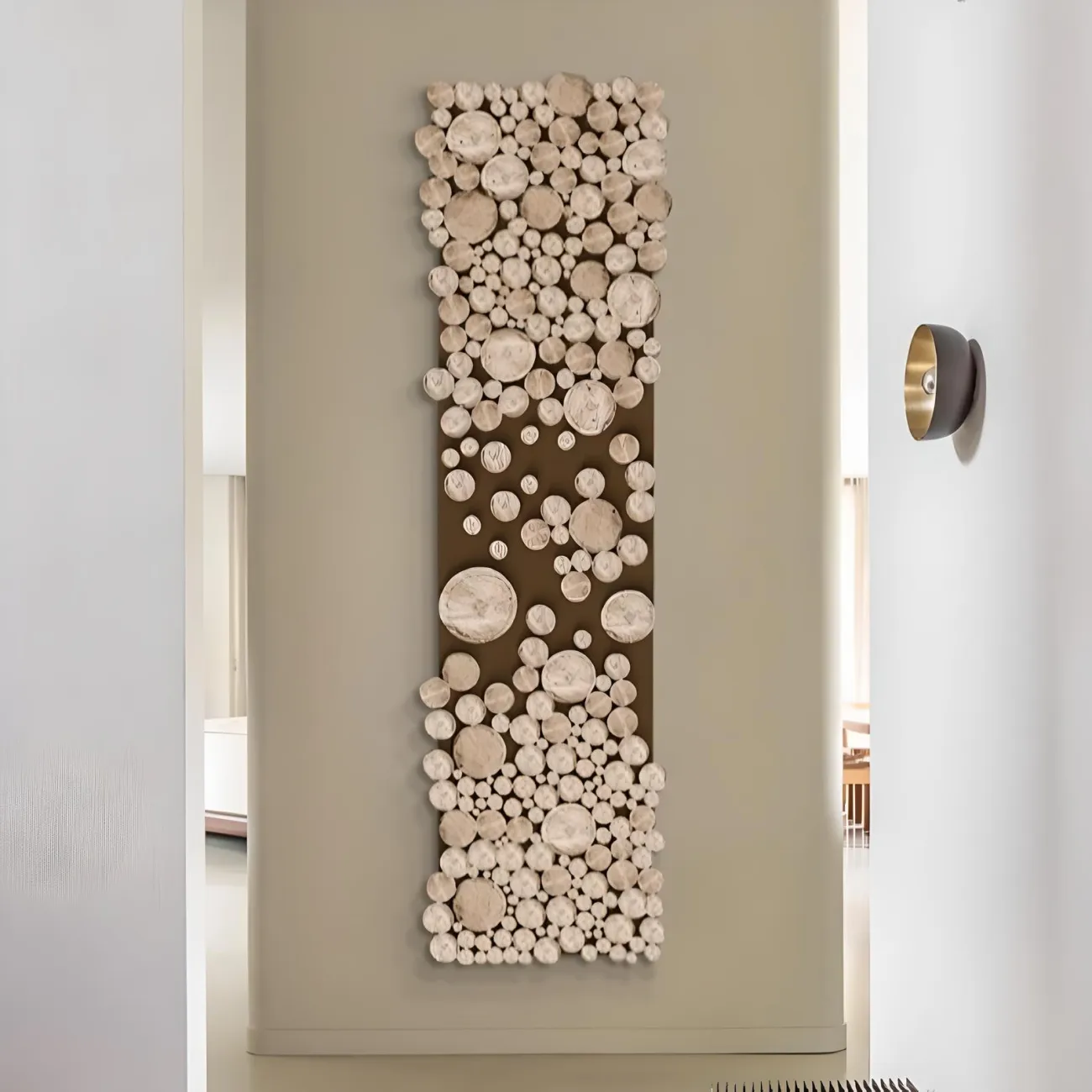 Нишевая креативная деревянная картина "Пьяная красавица" 37921-30