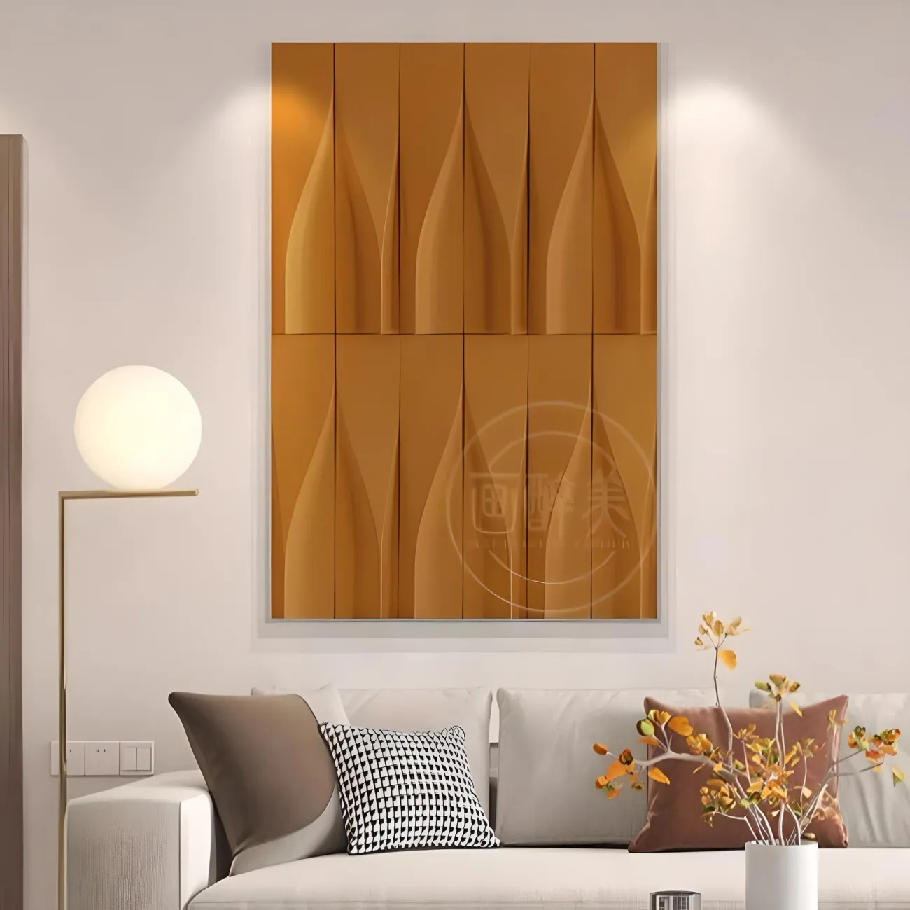 Скандинавская минималистская рельефная картина "Пьяная красавица" 37924-30 Скандинавская минималистская рельефная картина "Пьяная красавица" 37924-30