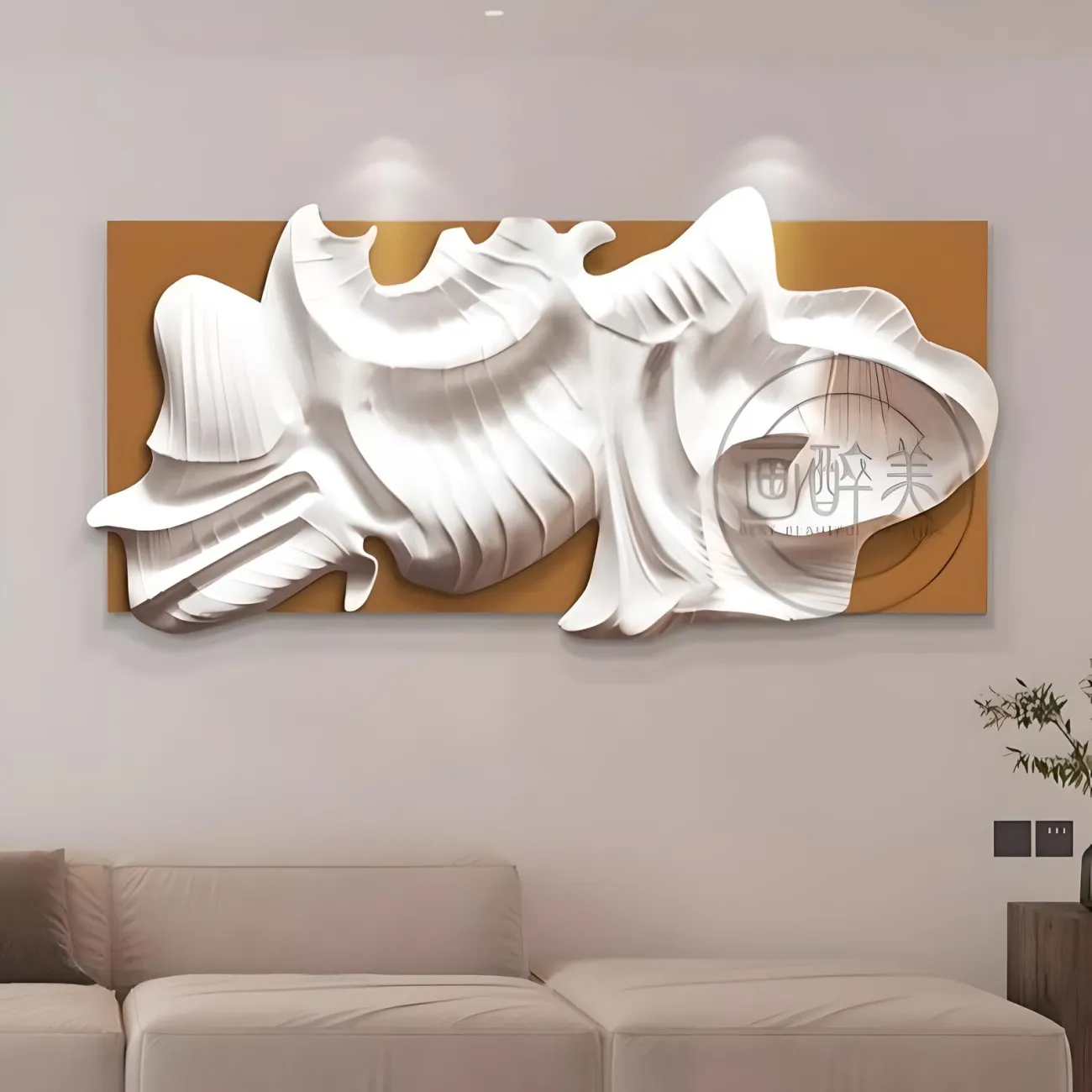 Декоративная объемная абстрактная картина "Пьяная красавица" 37927-30 Декоративная объемная абстрактная картина "Пьяная красавица" 37927-30