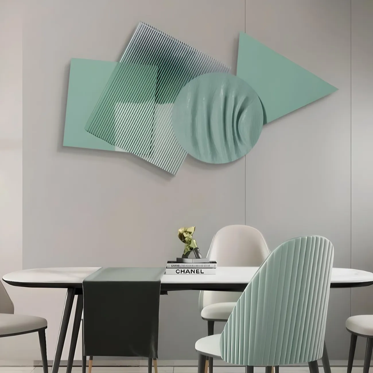 Трехмерная геометрическая акриловая картина "Пьяная красавица" 37928-30 Трехмерная геометрическая акриловая картина "Пьяная красавица" 37928-30