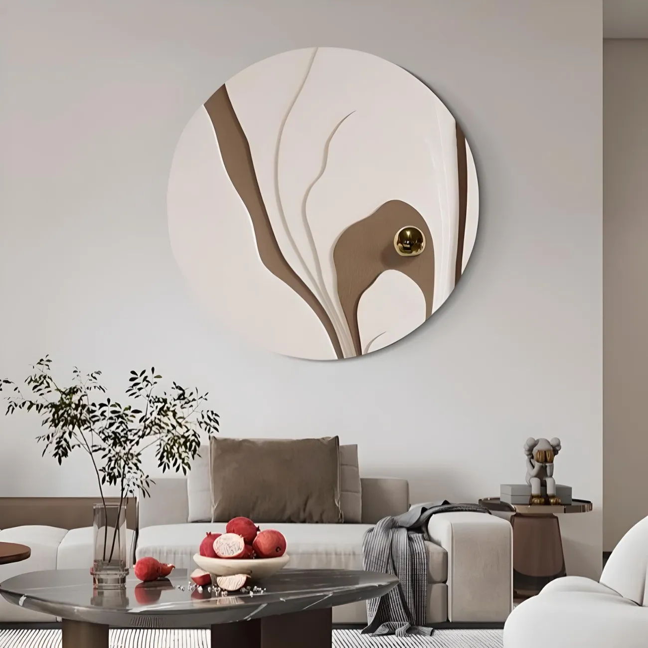 Трехмерная современная минималистичная картина "Пьяная красавица" 37929-30