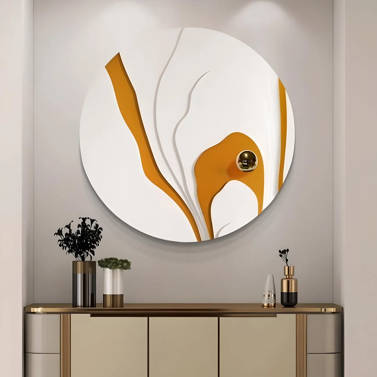 Трехмерная современная минималистичная картина "Пьяная красавица" 37929-30