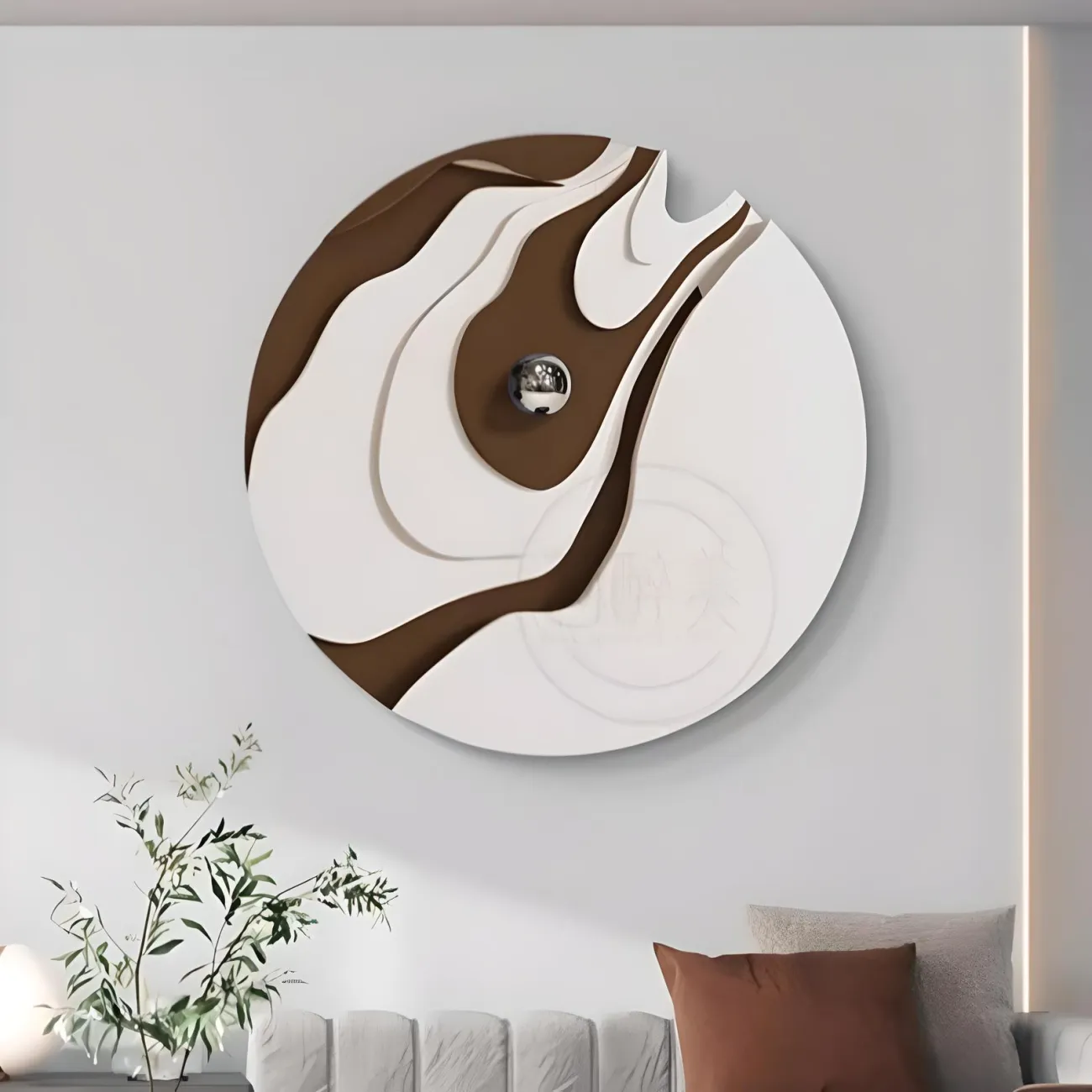 Трехмерная современная минималистичная картина "Пьяная красавица" 37929-30