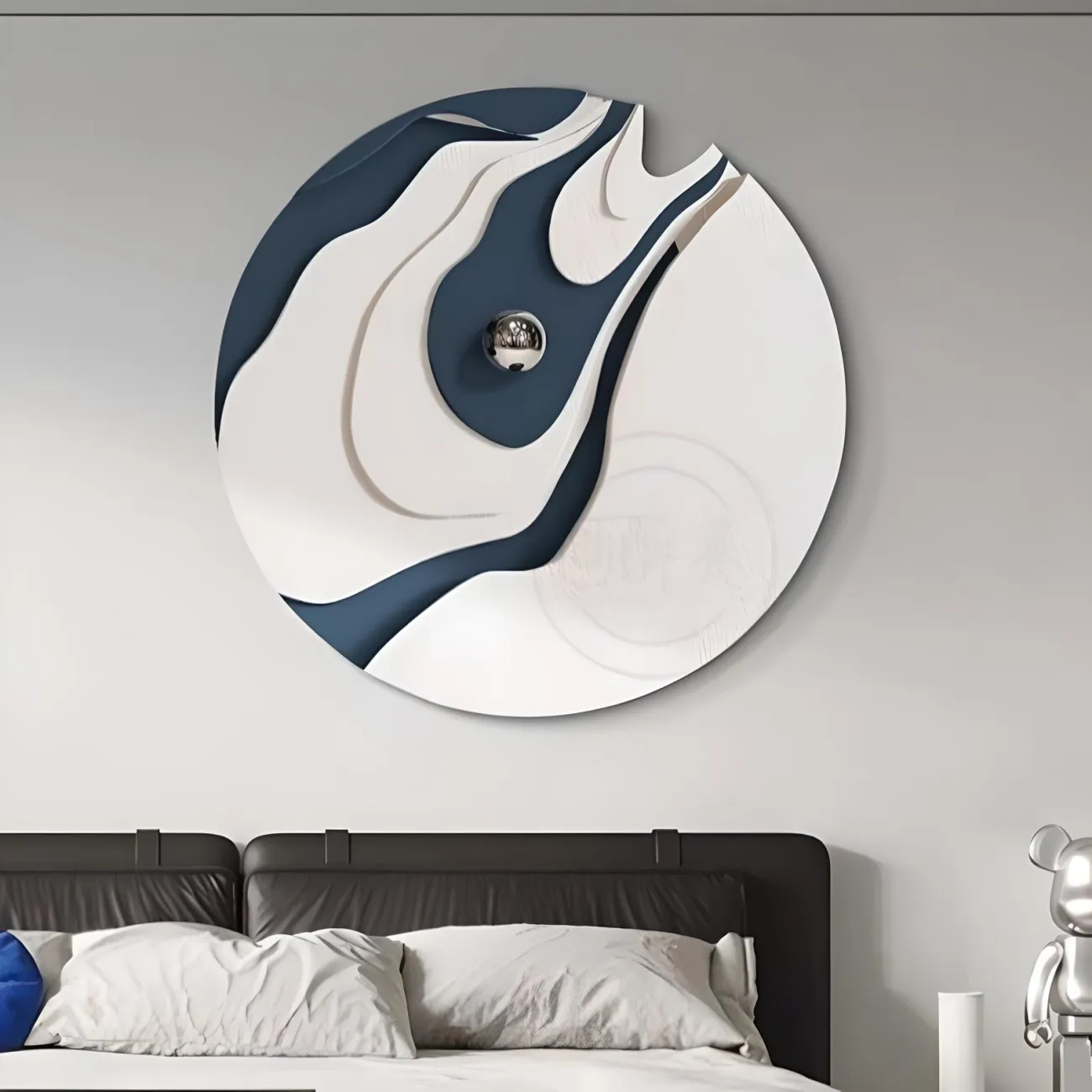 Трехмерная современная минималистичная картина "Пьяная красавица" 37929-30