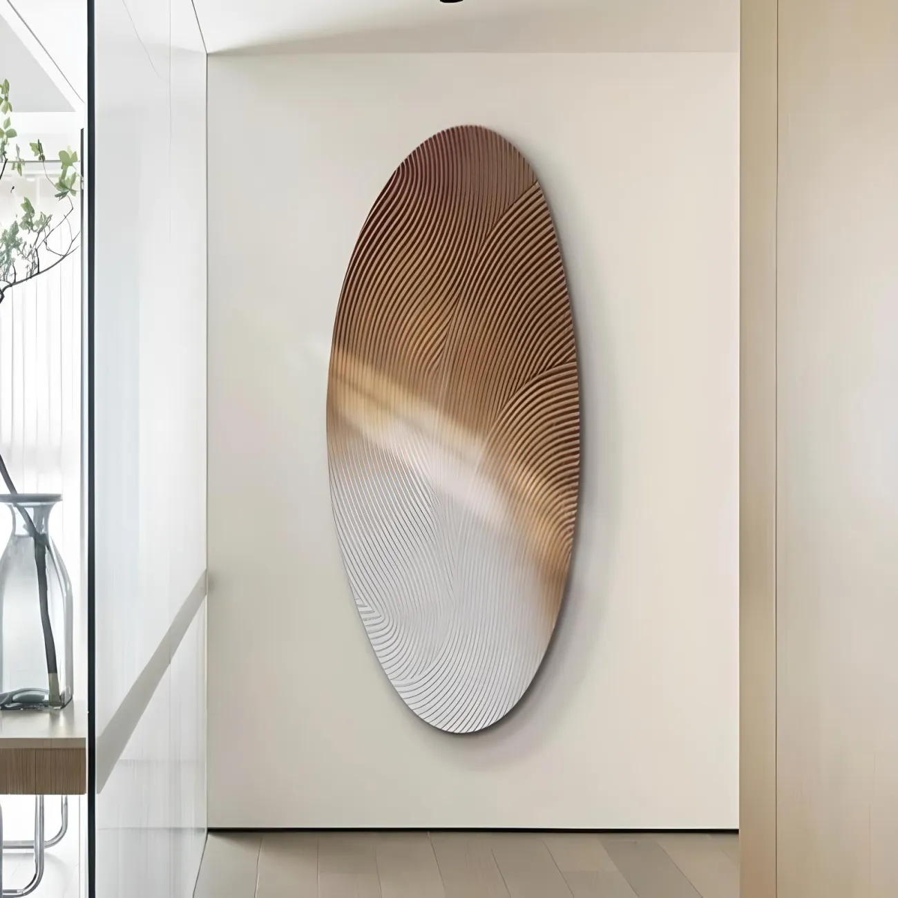 Скандинавская минималистическая трехмерная картина "Пьяная красавица" 37931-30