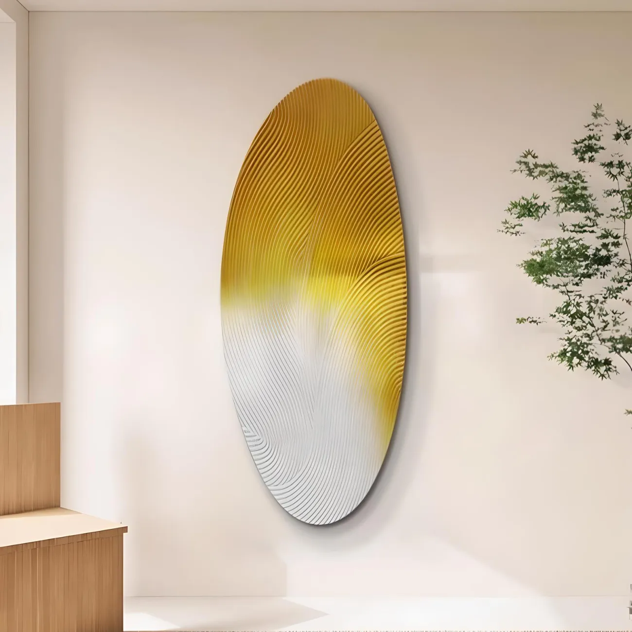 Скандинавская минималистическая трехмерная картина "Пьяная красавица" 37931-30