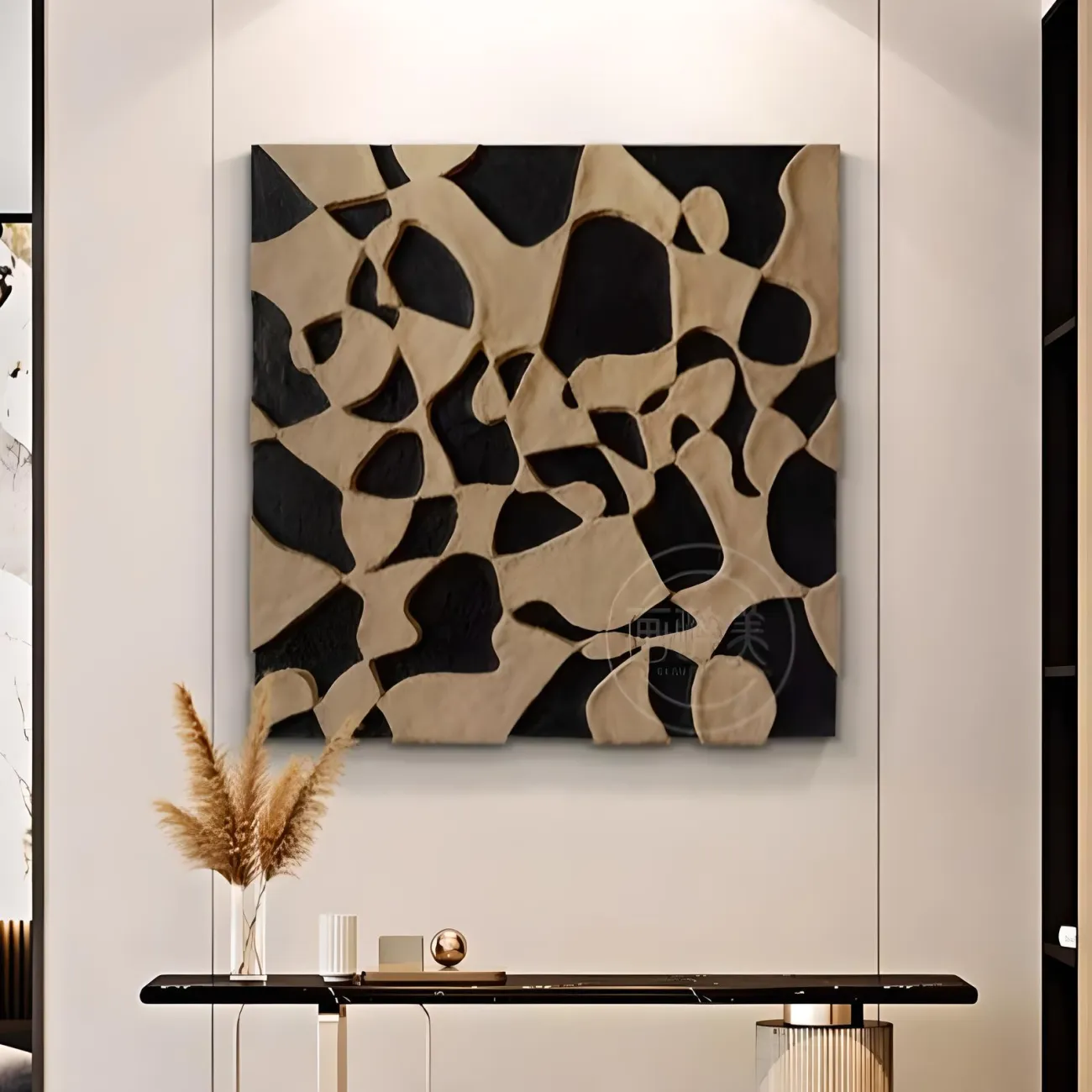 Абстрактная декоративная трехмерная картина "Пьяная красавица" 37933-30