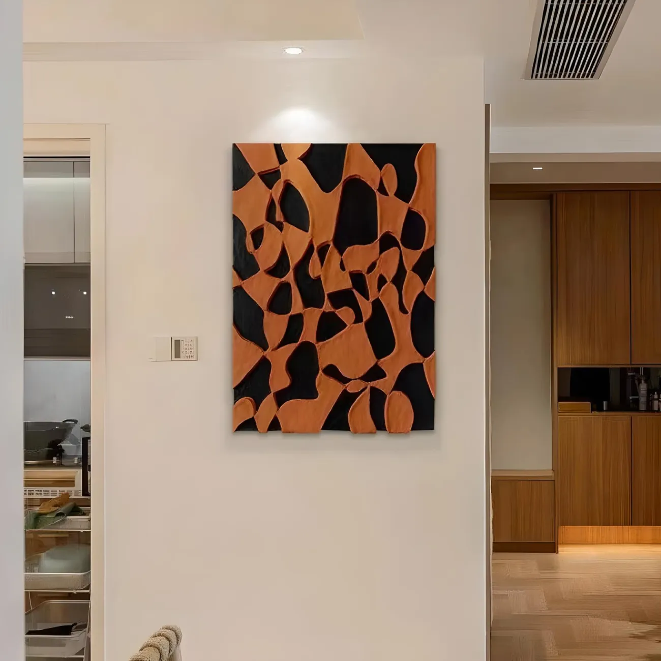 Абстрактная декоративная трехмерная картина "Пьяная красавица" 37933-30