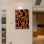 Абстрактная декоративная трехмерная картина "Пьяная красавица" 37933-30