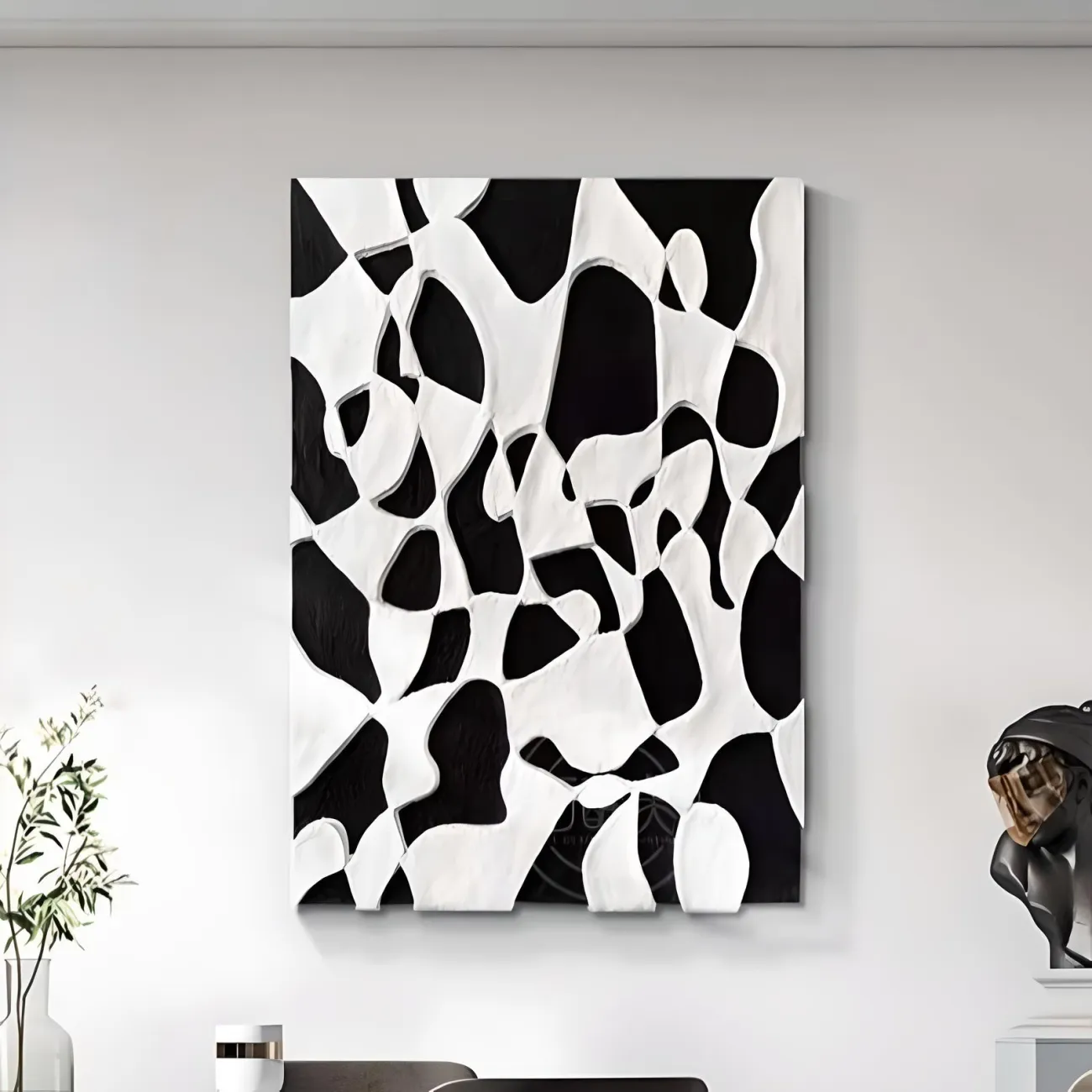 Абстрактная декоративная трехмерная картина "Пьяная красавица" 37933-30