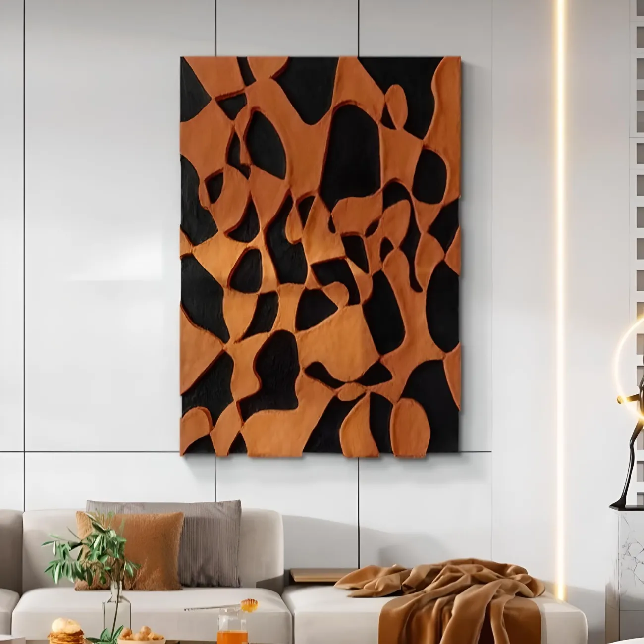 Абстрактная декоративная трехмерная картина "Пьяная красавица" 37933-30