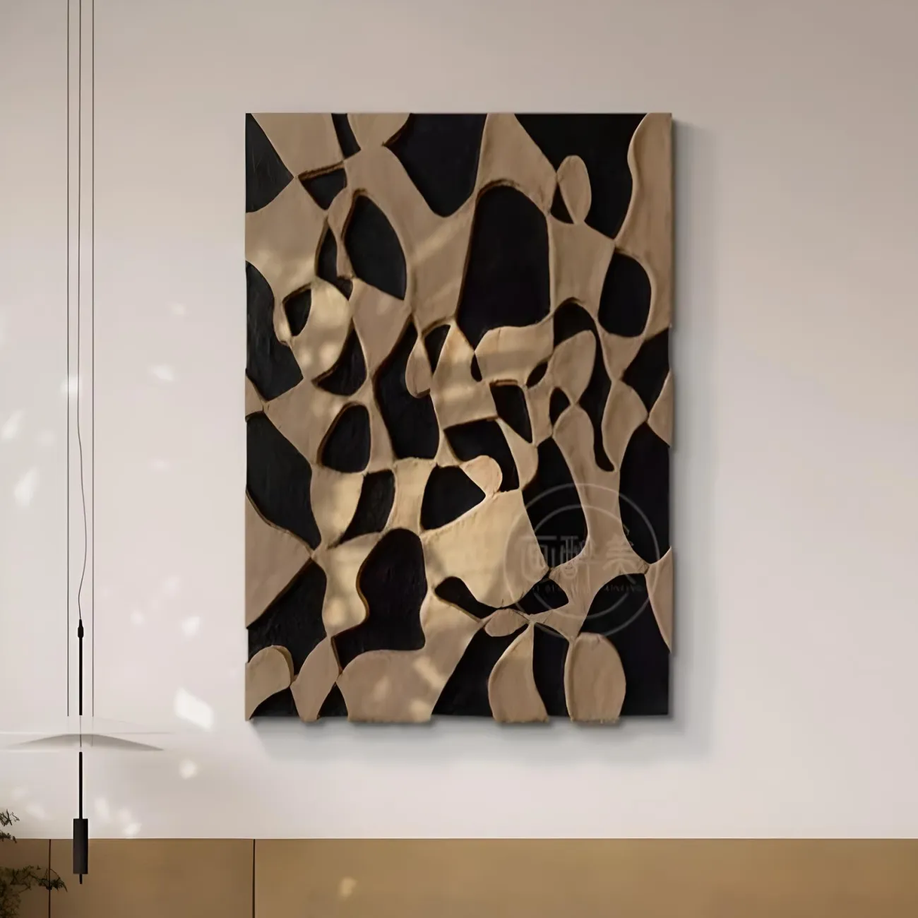 Абстрактная декоративная трехмерная картина "Пьяная красавица" 37933-30