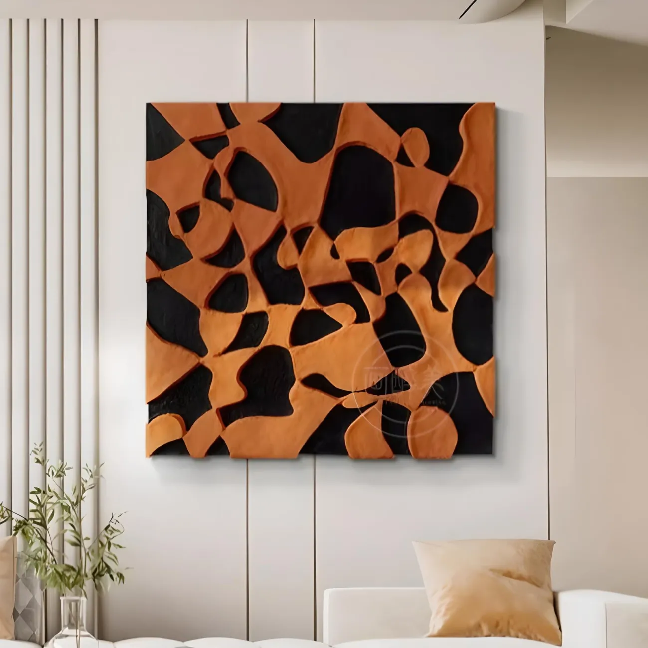 Абстрактная декоративная трехмерная картина "Пьяная красавица" 37933-30