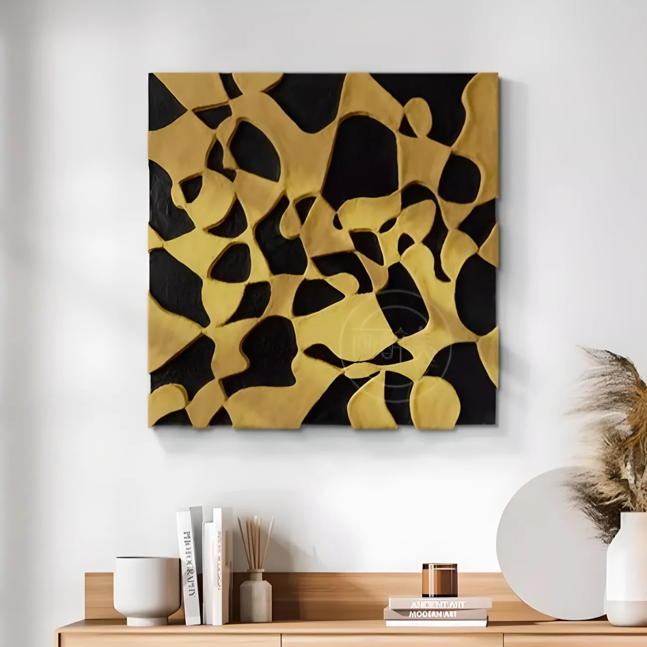 Абстрактная декоративная трехмерная картина "Пьяная красавица" 37933-30