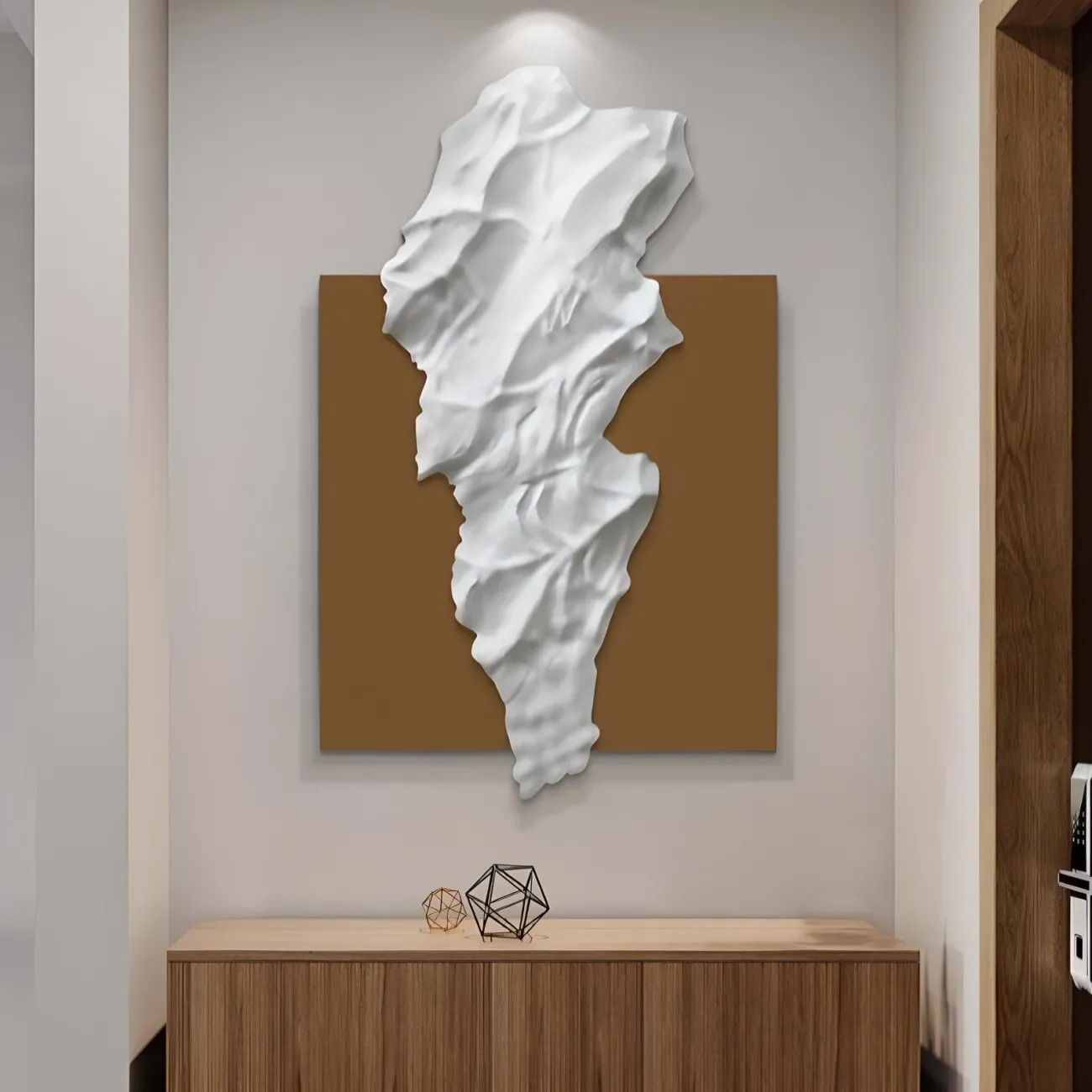 Абстрактная рельефная трехмерная картина "Пьяная красавица" 37934-30