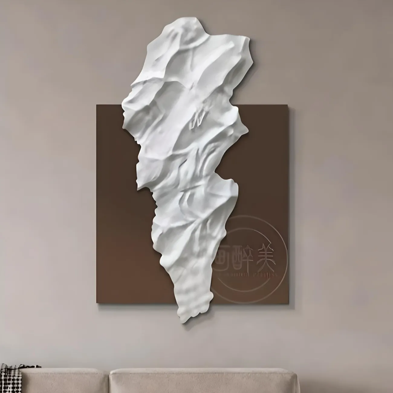 Абстрактная рельефная трехмерная картина "Пьяная красавица" 37934-30