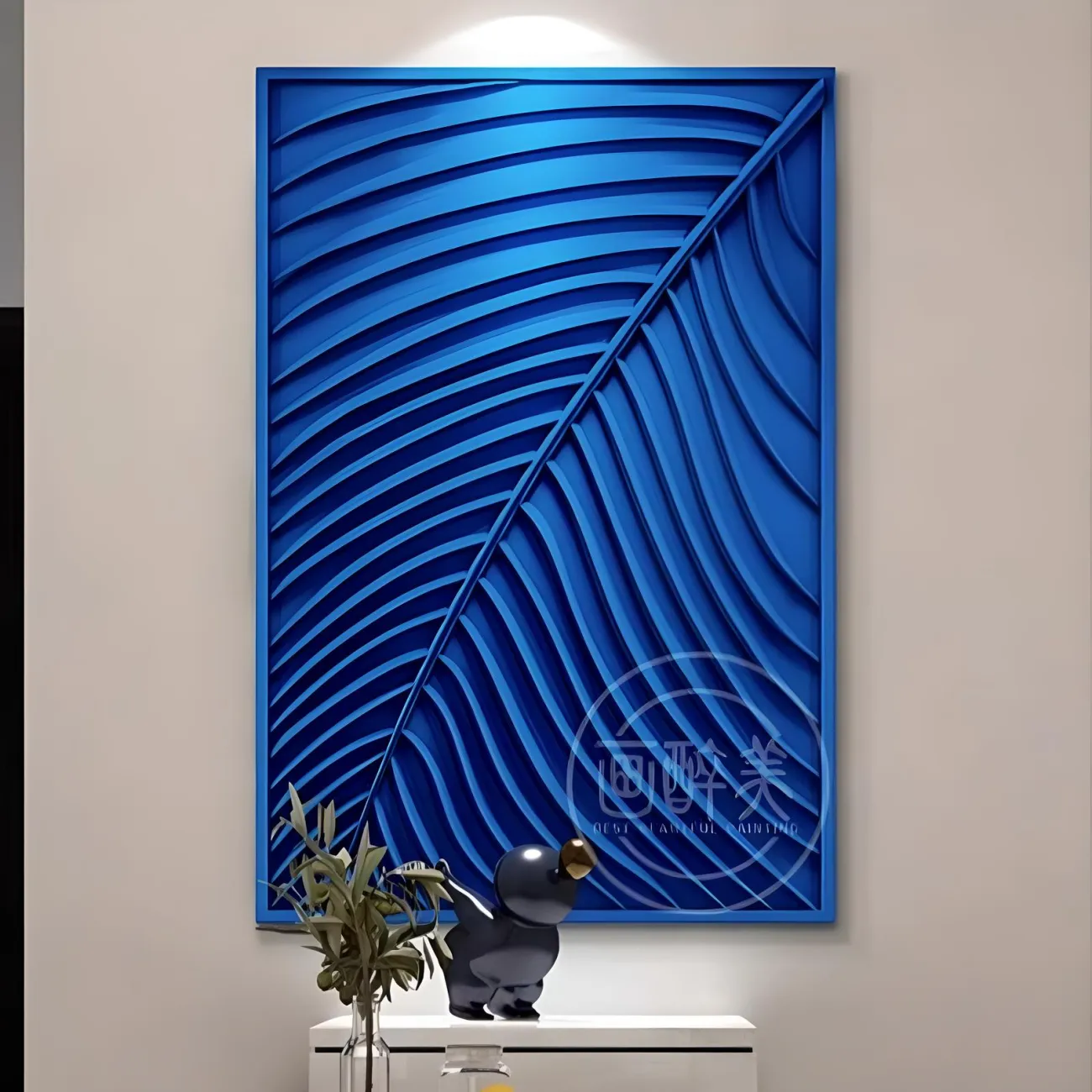 Минималистская дизайнерская трехмерная картина "Klein Blue" 37937-30 Минималистская дизайнерская трехмерная картина "Klein Blue" 37937-30