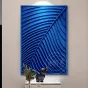 Минималистская дизайнерская трехмерная картина "Klein Blue" 37937-30
