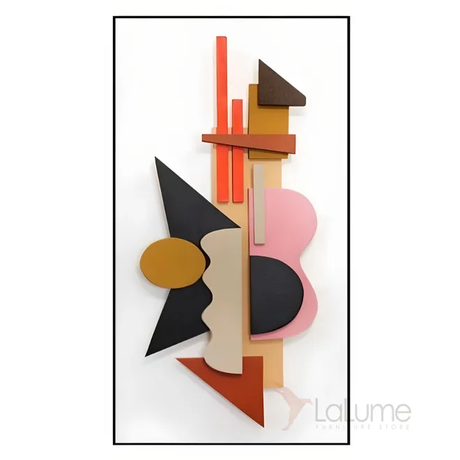 Декоративная трехмерная геометрическая картина "Пьяная красавица" 37942-30