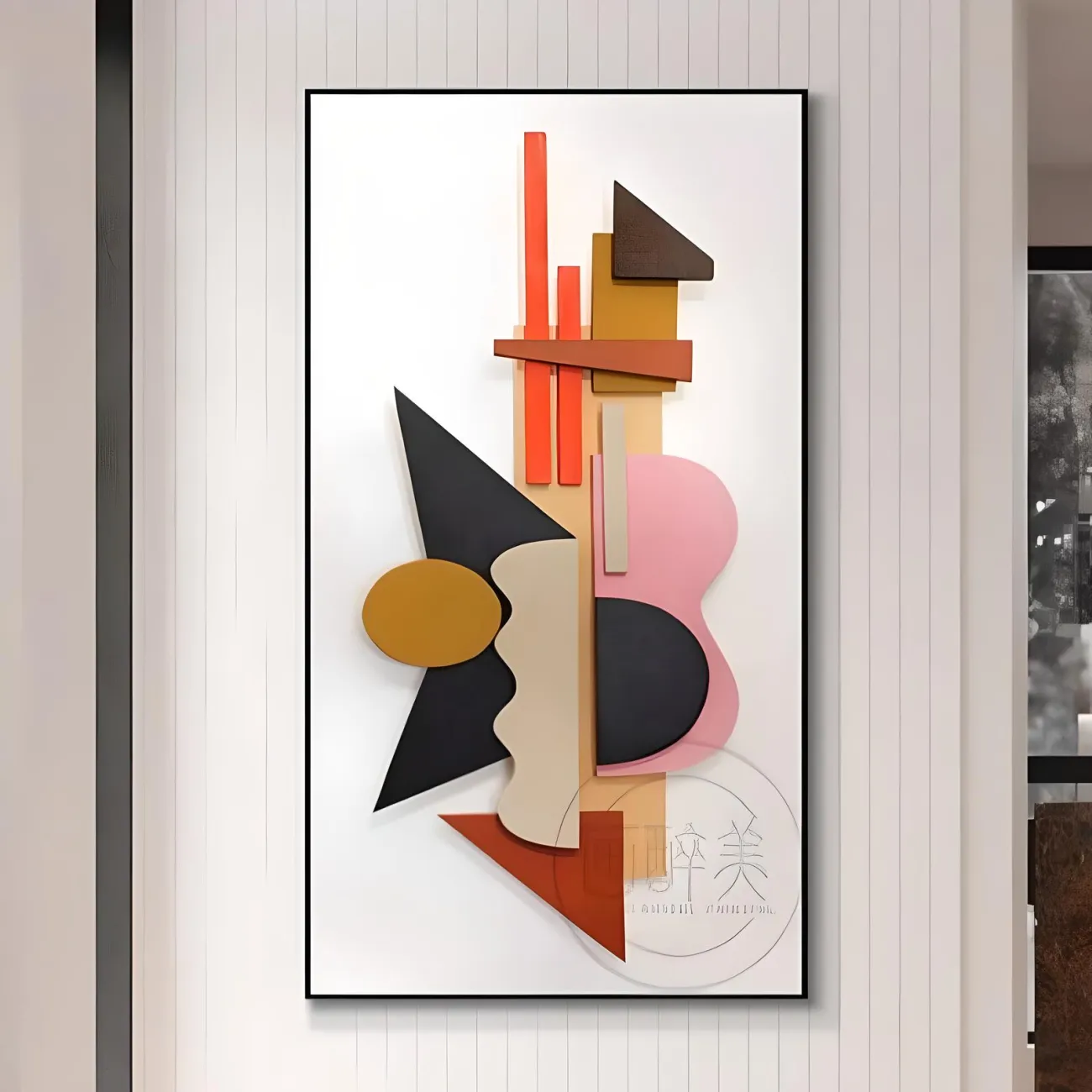 Декоративная трехмерная геометрическая картина "Пьяная красавица" 37942-30