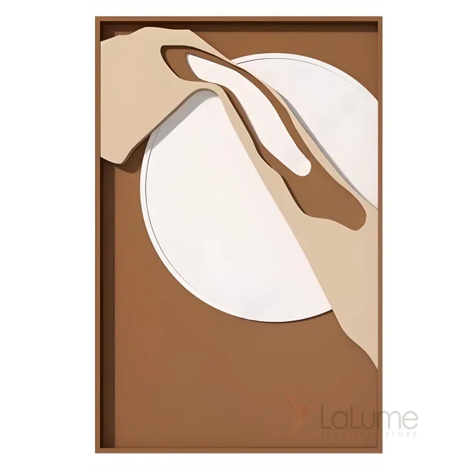 Геометрическая минималистичная трехмерная картина "Пьяная красавица" 37944-30