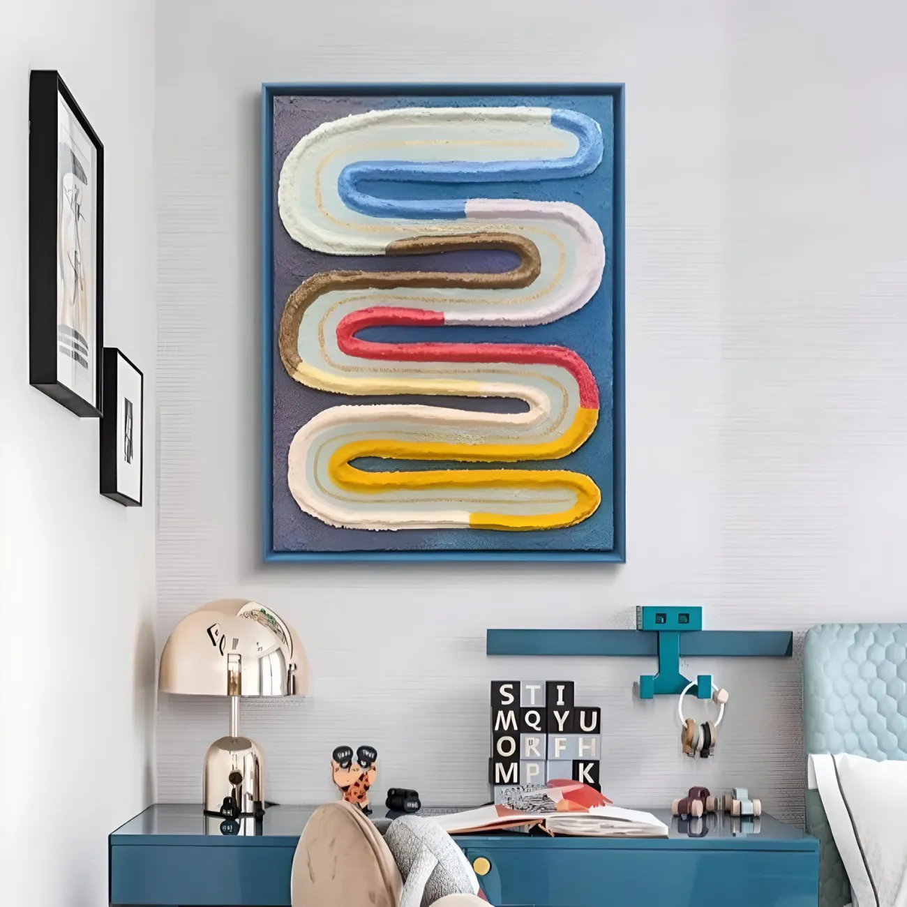 Скандинавская креативная трехмерная картина "Пьяная красавица" 37945-30